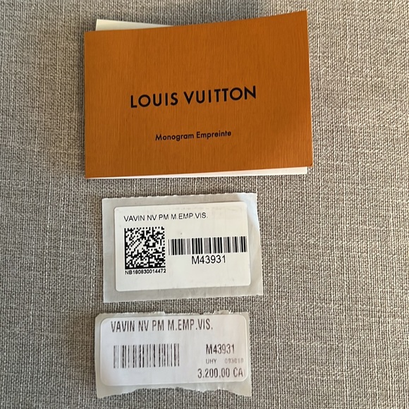 ***SOLD*** Louis Vuitton 2021 Monogram Empreinte Vavin PM - Picture 8 of 10